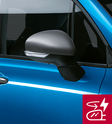 ELECTRICALLY FOLDING & HEATED DOOR MIRRORS